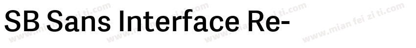 SB Sans Interface Re字体转换